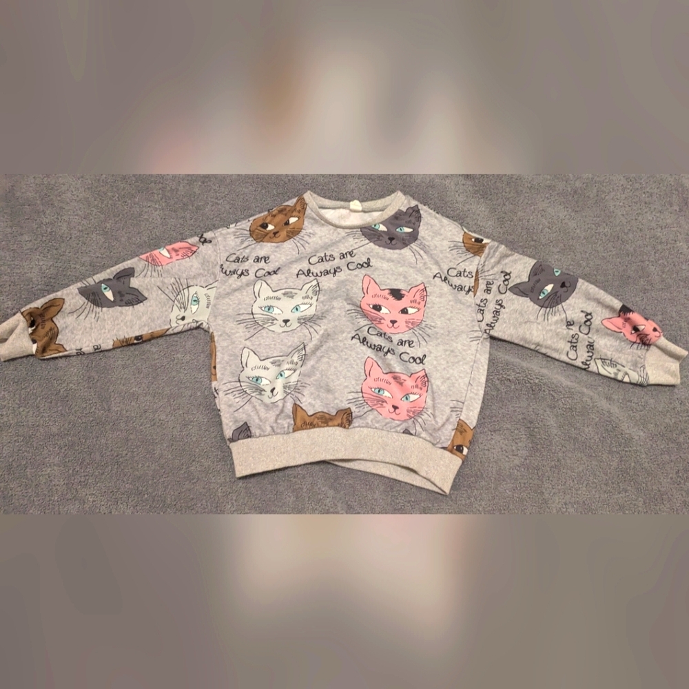 Cool cat sweatshirt